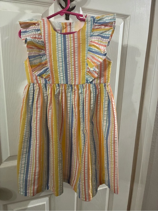 Bonnie Jean Other - Bonnie Jean Girl’s 6 Striped Ruffle Dress